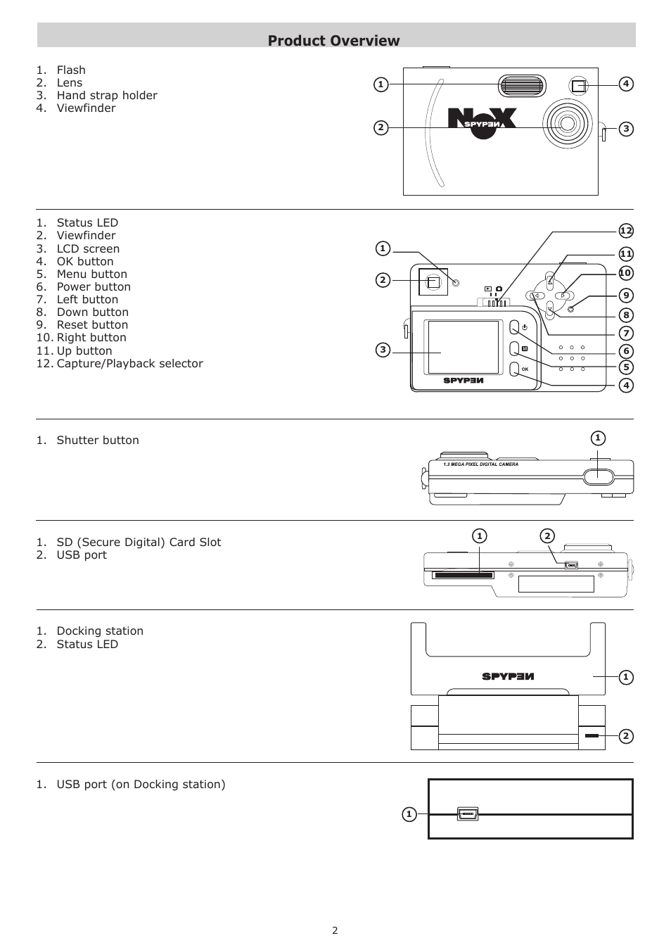 Product overview | plawa-feinwerktechnik GmbH & Co.KG Spypen Nox 1.3 User Manual | Page 2 / 24