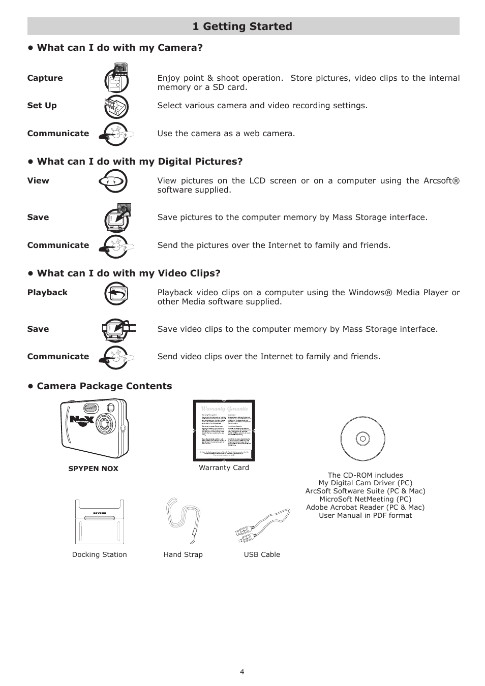 1 getting started | plawa-feinwerktechnik GmbH & Co.KG Spypen Nox 1.3 User Manual | Page 4 / 24
