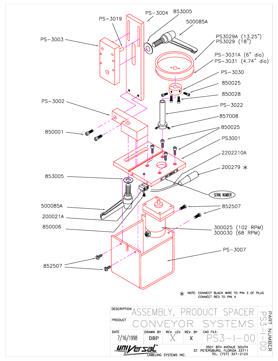 Product spacer | Universal Scheu Company R-320 User Manual | Page 19 / 23