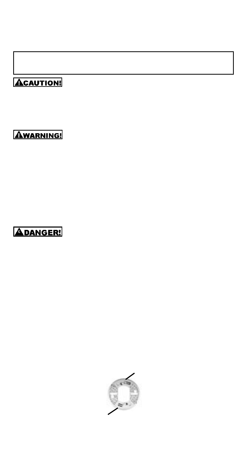 Electrical shock hazard | Universal Security Instruments MDS101L User Manual | Page 4 / 10