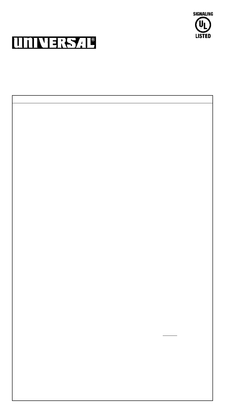 Universal Security Instruments SS-775 User Manual | 6 pages