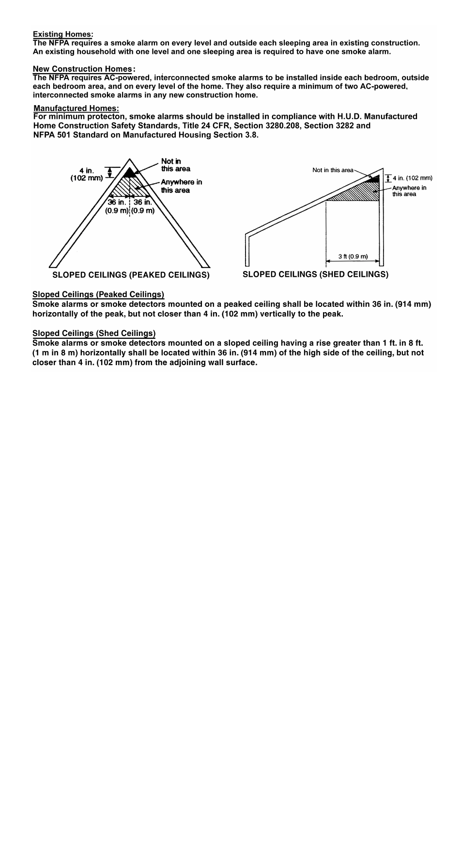 Page 5 avoid these locations | Universal Security Instruments CD-9795 User Manual | Page 5 / 11