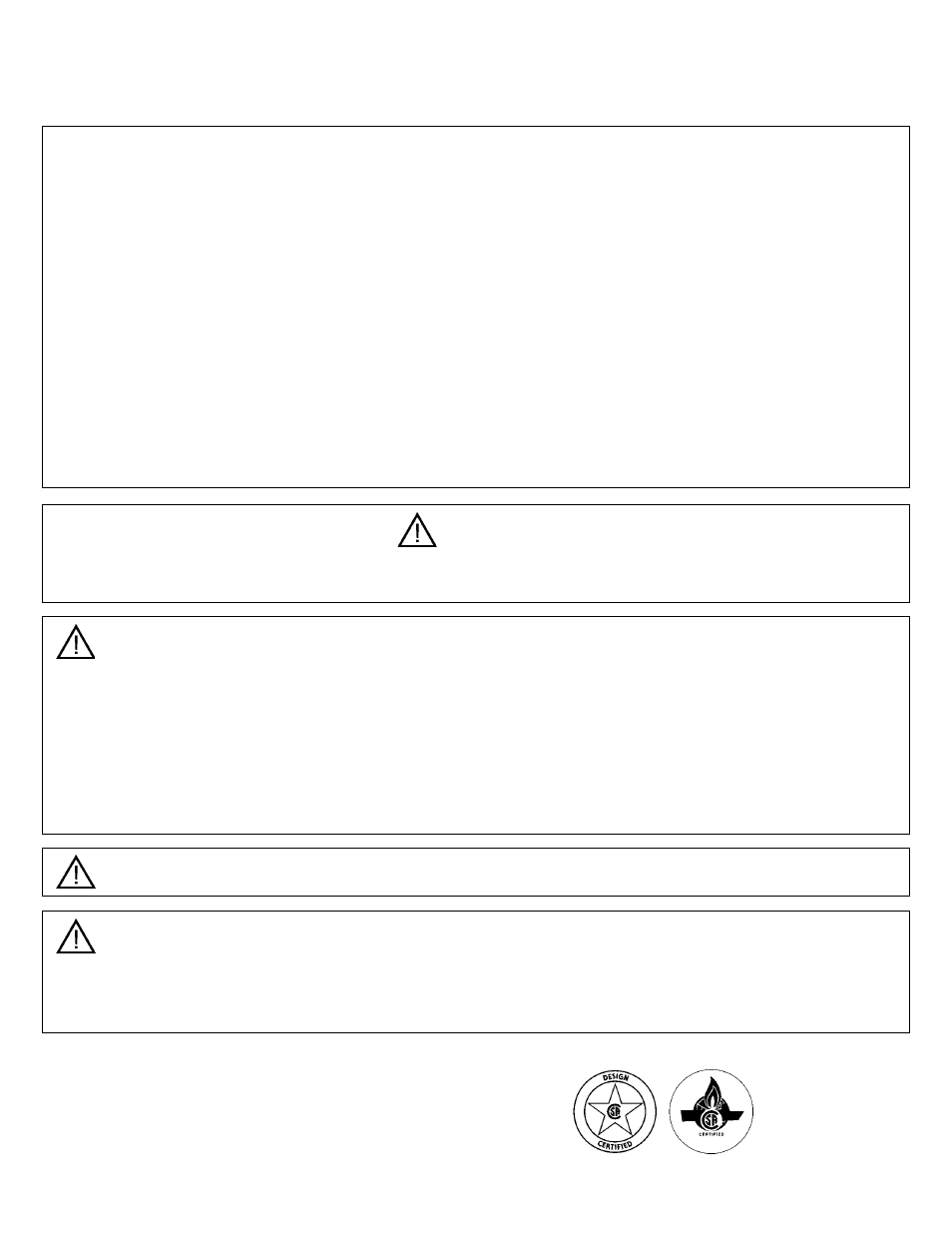Heater specifications, Model 100r-ng | Universal Scheu Company ALL-PRO 100R-NG User Manual | Page 2 / 9