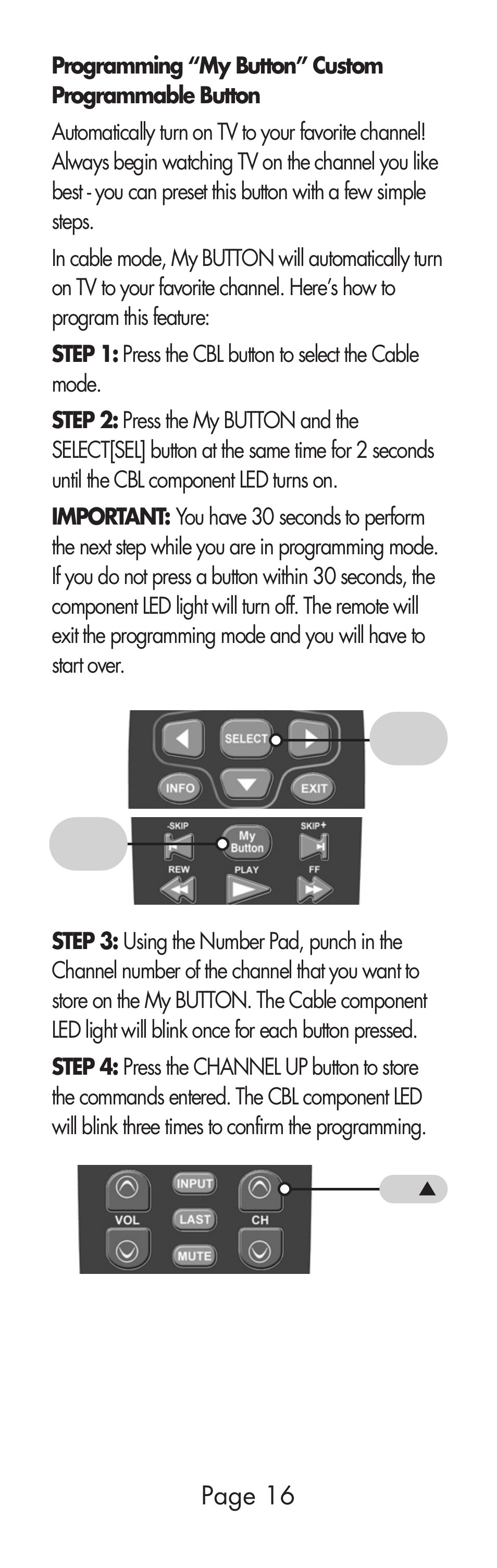 Page 16 | Universal Remote Control (URS) URC-SR3 User Manual | Page 16 / 44