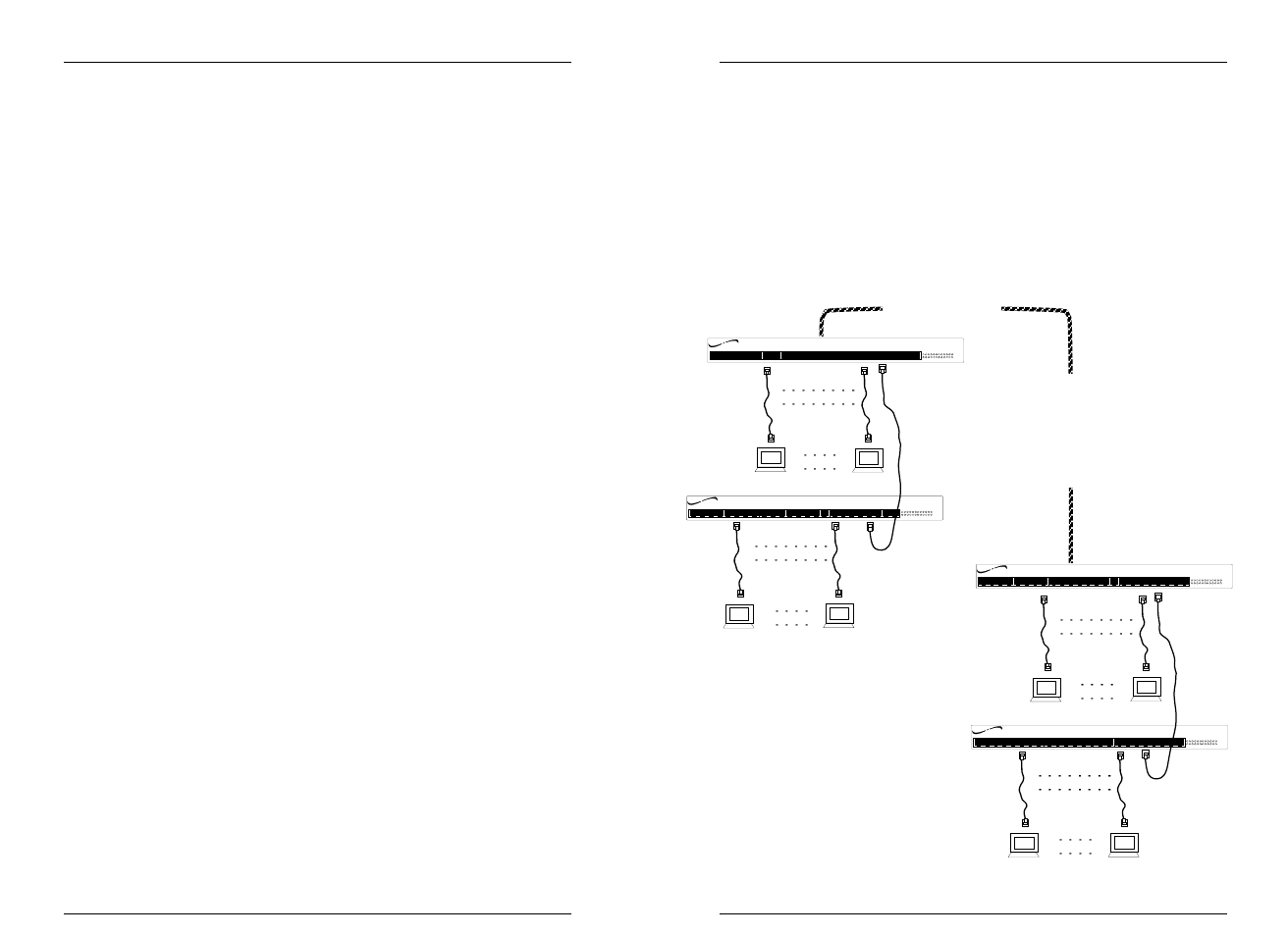 Networking the model 1005 repeater hub | Universal Scheu Company 1005 User Manual | Page 5 / 12