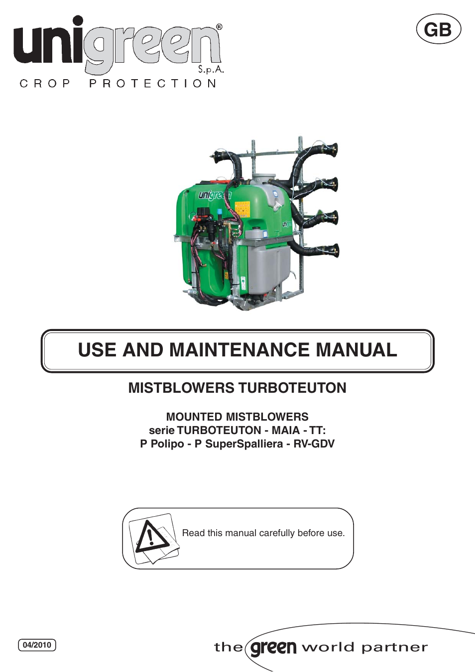 Unigreen TurboTeuton P300 User Manual | 36 pages