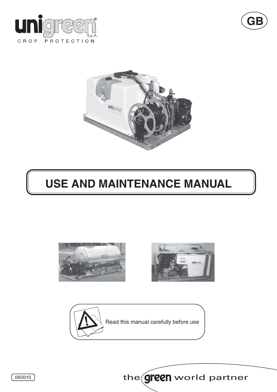 Unigreen Master UMP 40 User Manual | 20 pages