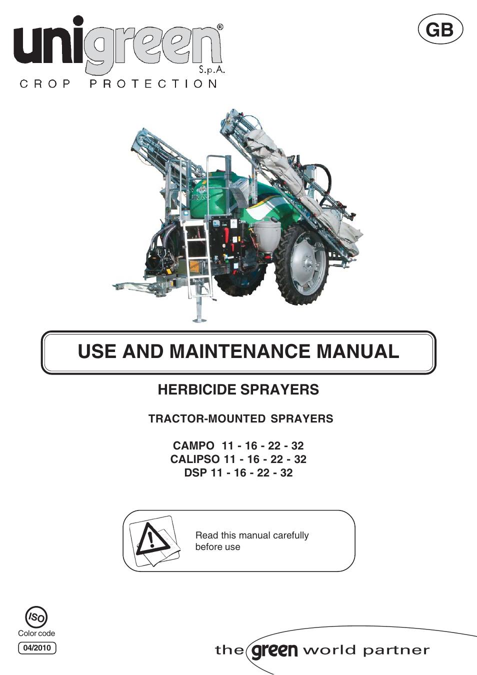 Unigreen CAMPO 11 - 16 - 22 - 32 User Manual | 36 pages