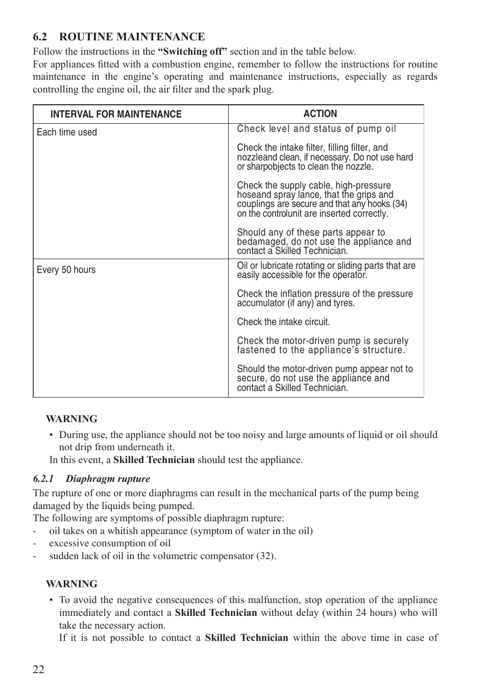 Unigreen Trolleys and Barrows User Manual | Page 22 / 28
