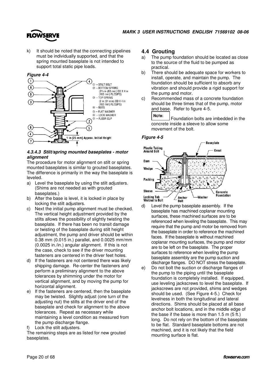UNIREX Pump User Manual | Page 20 / 68