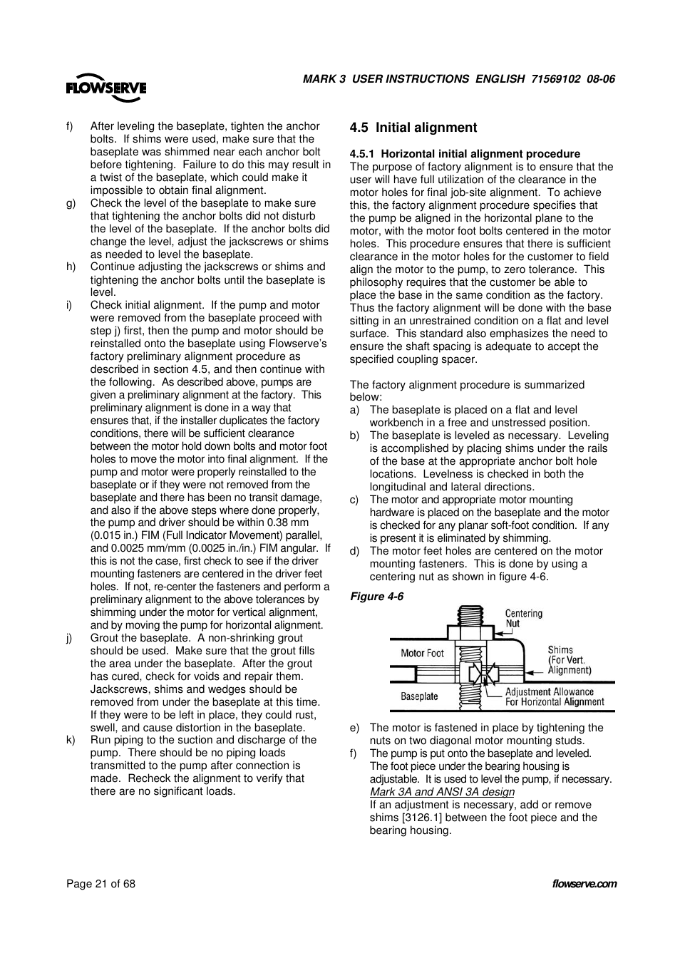 UNIREX Pump User Manual | Page 21 / 68