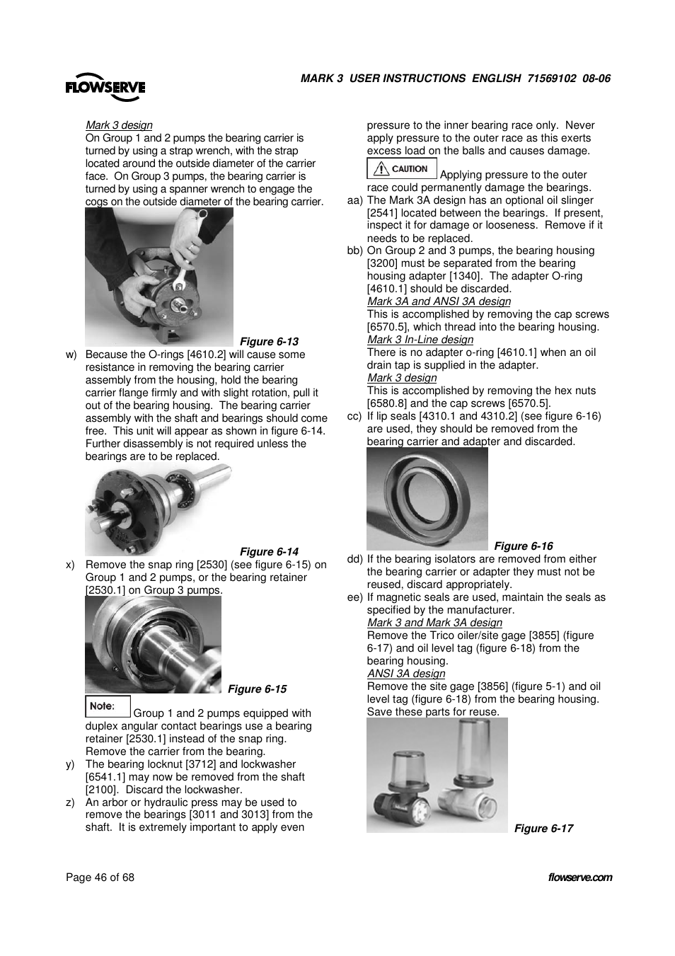UNIREX Pump User Manual | Page 46 / 68