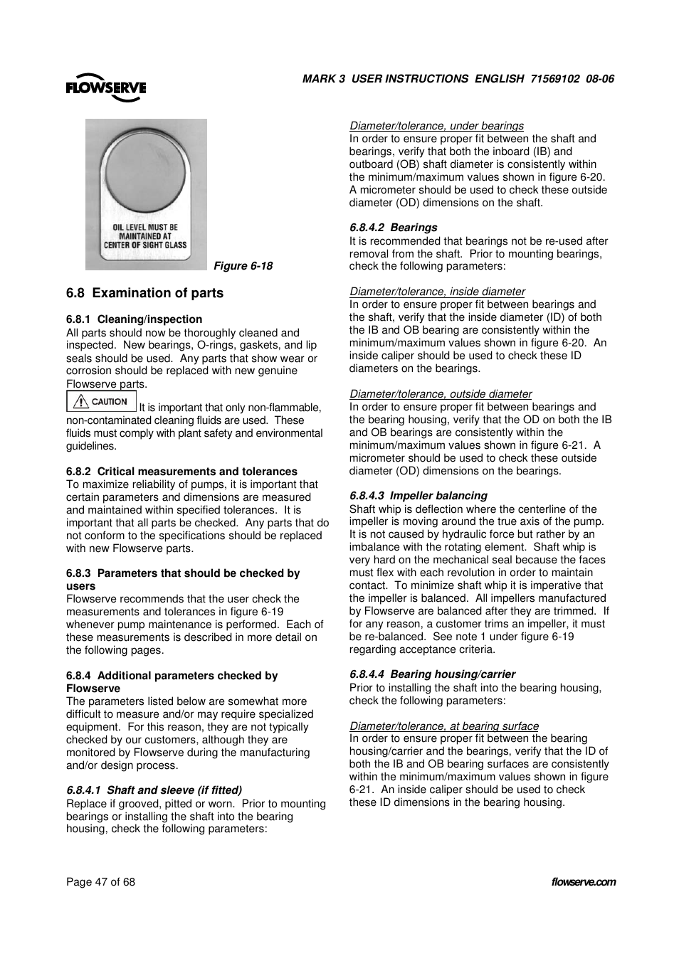UNIREX Pump User Manual | Page 47 / 68