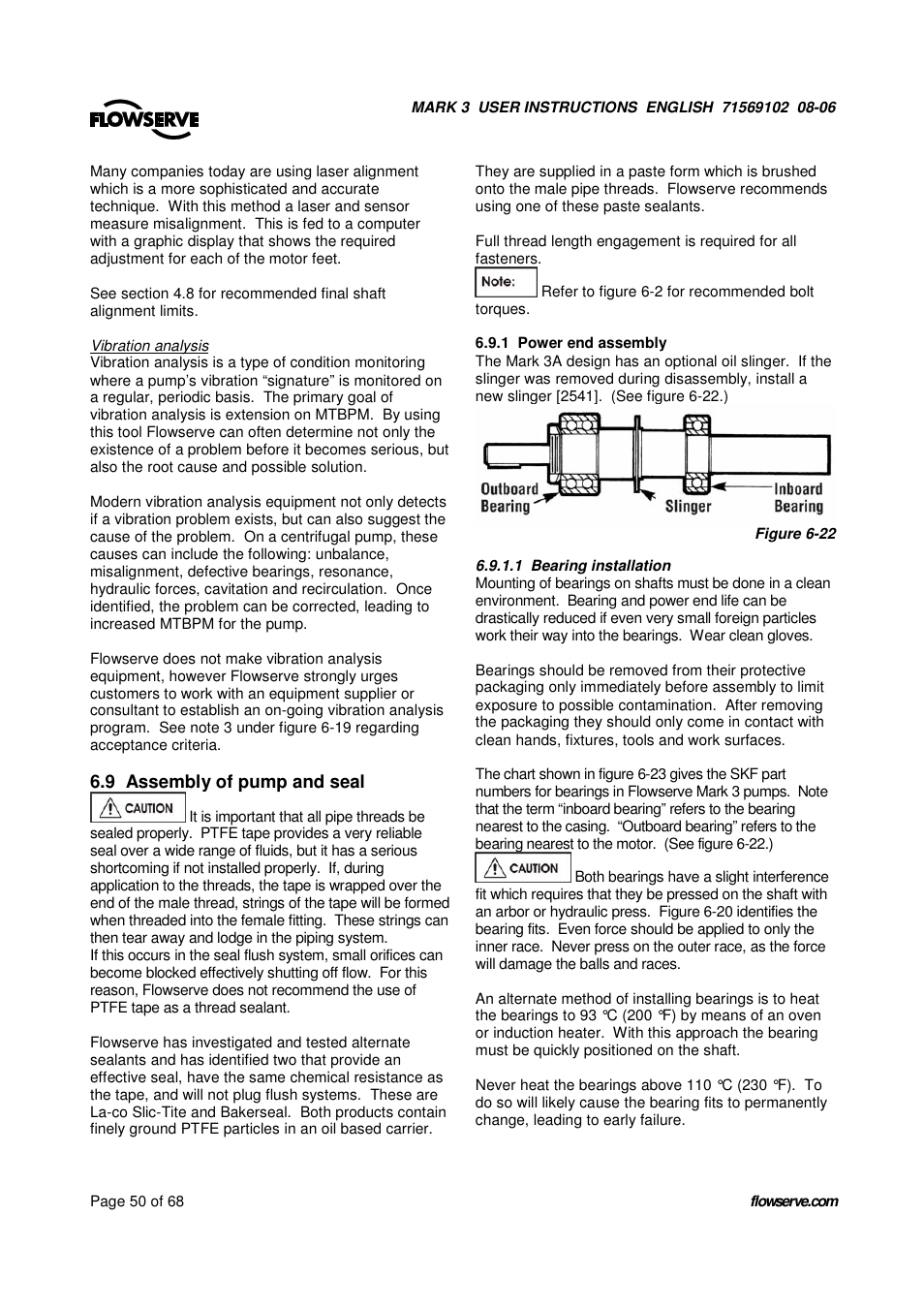 UNIREX Pump User Manual | Page 50 / 68