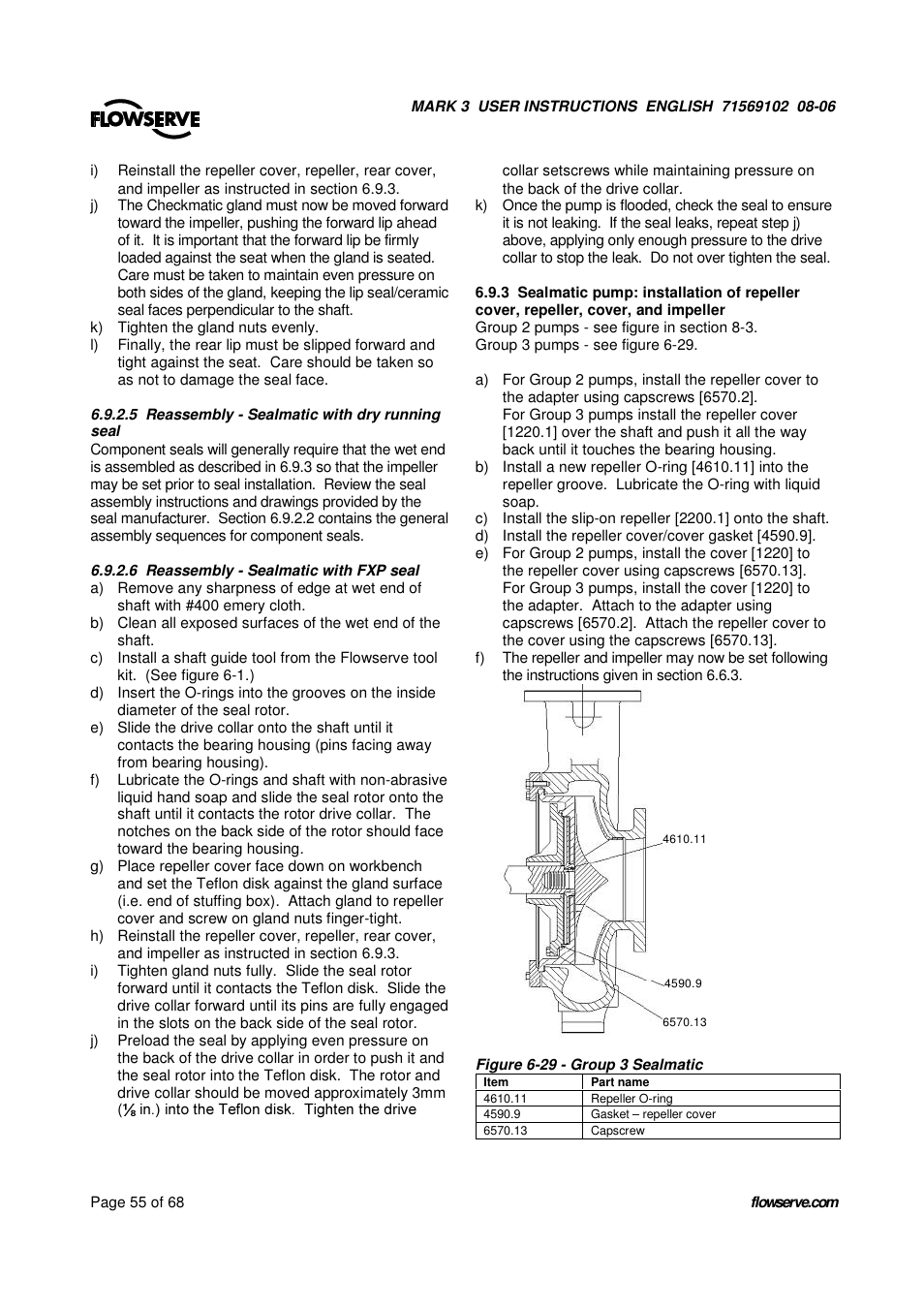 UNIREX Pump User Manual | Page 55 / 68