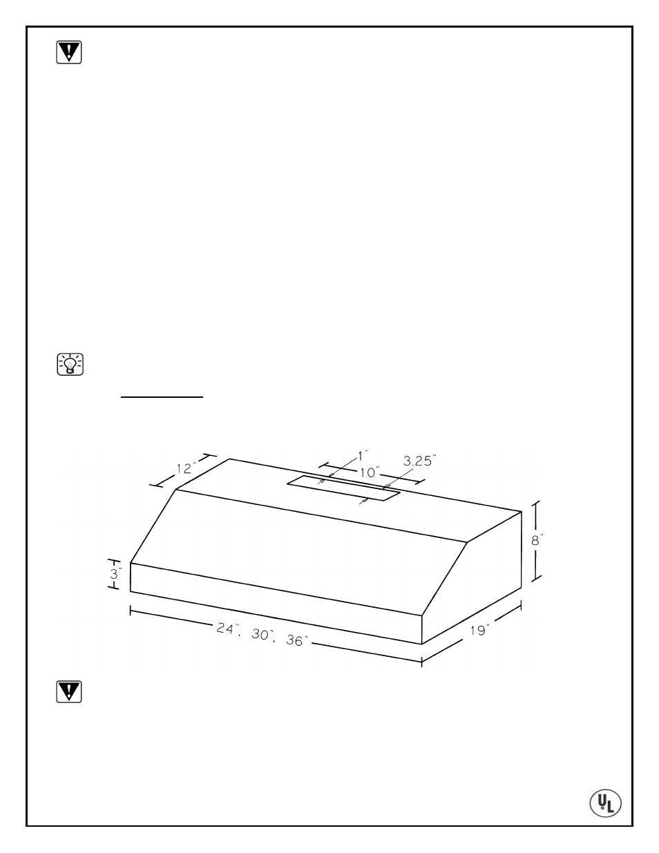 Universal Metal Industries UL2836 User Manual | Page 3 / 6