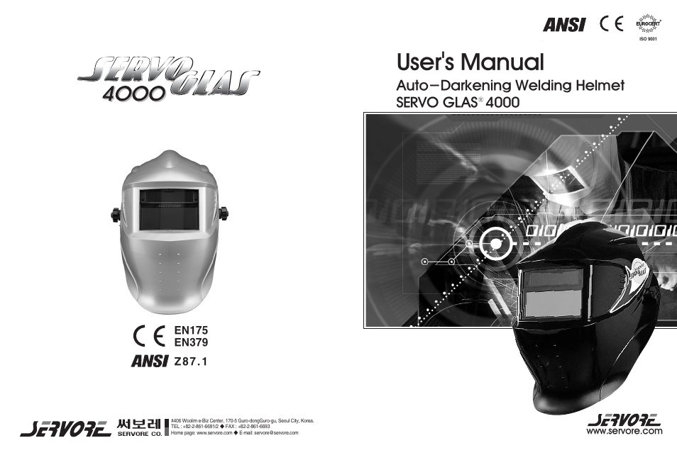 Ucansi SERVO GLAS EN379 User Manual | 9 pages