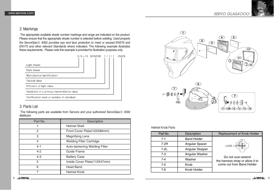 Ucansi SERVO GLAS EN379 User Manual | Page 4 / 9