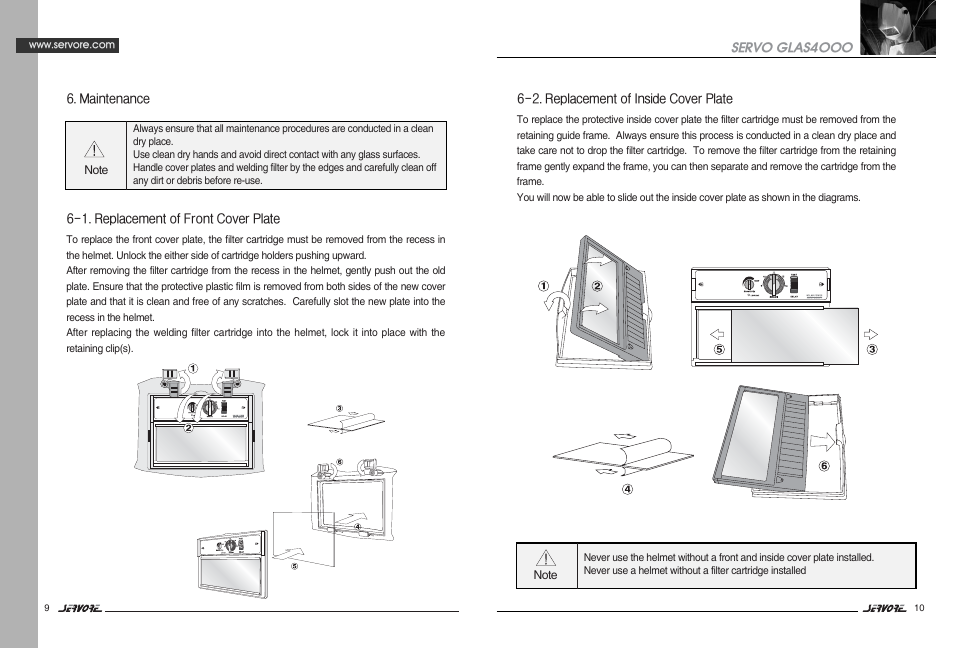 Ucansi SERVO GLAS EN379 User Manual | Page 7 / 9