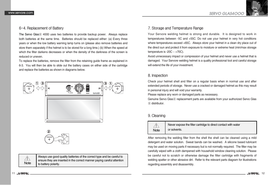 Ucansi SERVO GLAS EN379 User Manual | Page 8 / 9