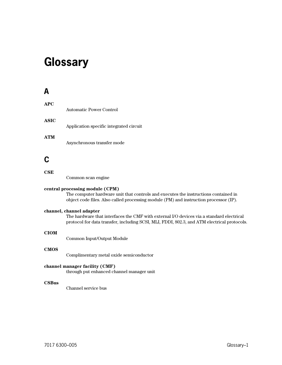 Glossary | Unisys NX5820 User Manual | Page 165 / 176