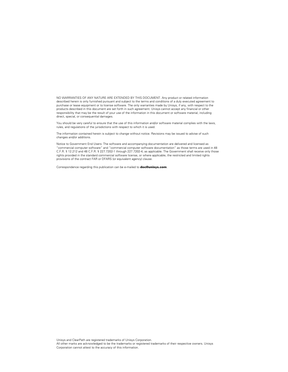 Unisys NX5820 User Manual | Page 6 / 176