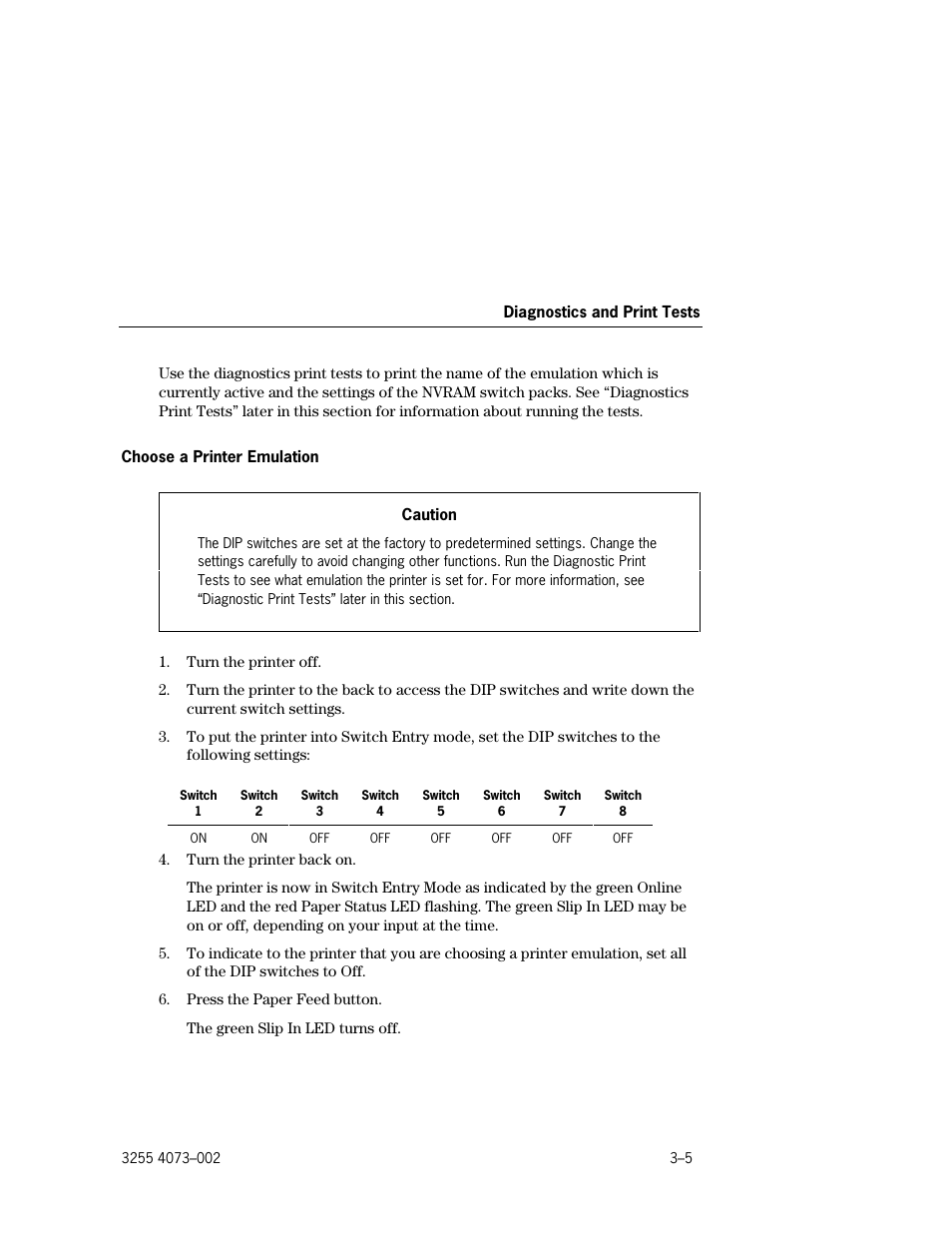 Choose a printer emulation –5 | Unisys E-@CTION EFP9800 User Manual | Page 43 / 268