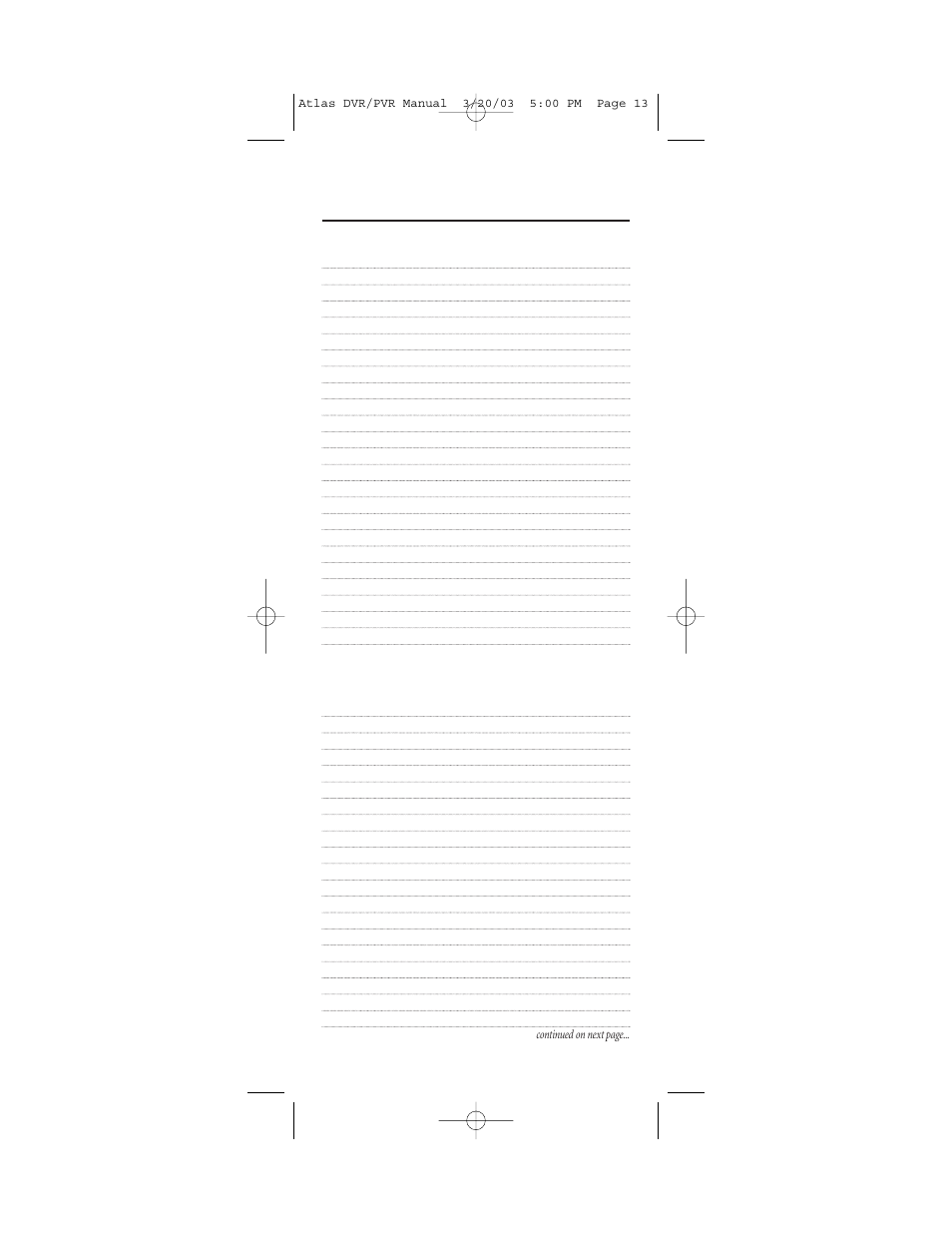 Manufacturer’s codes, Setup codes for audio amplifiers, Setup codes for audio receivers | Universal Electronics ATLAS DVR 5 User Manual | Page 13 / 36