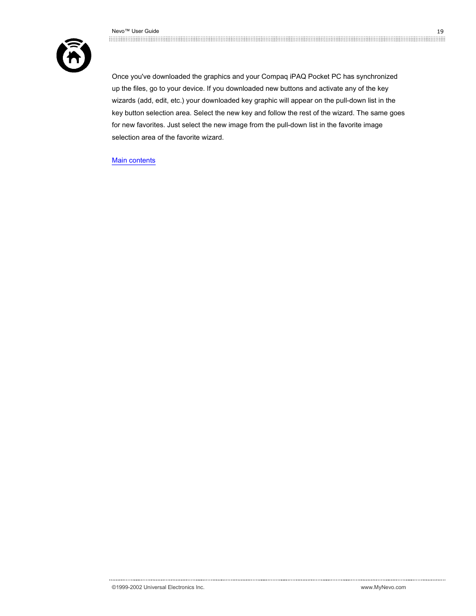 Universal Electronics Nevo User Manual | Page 20 / 29