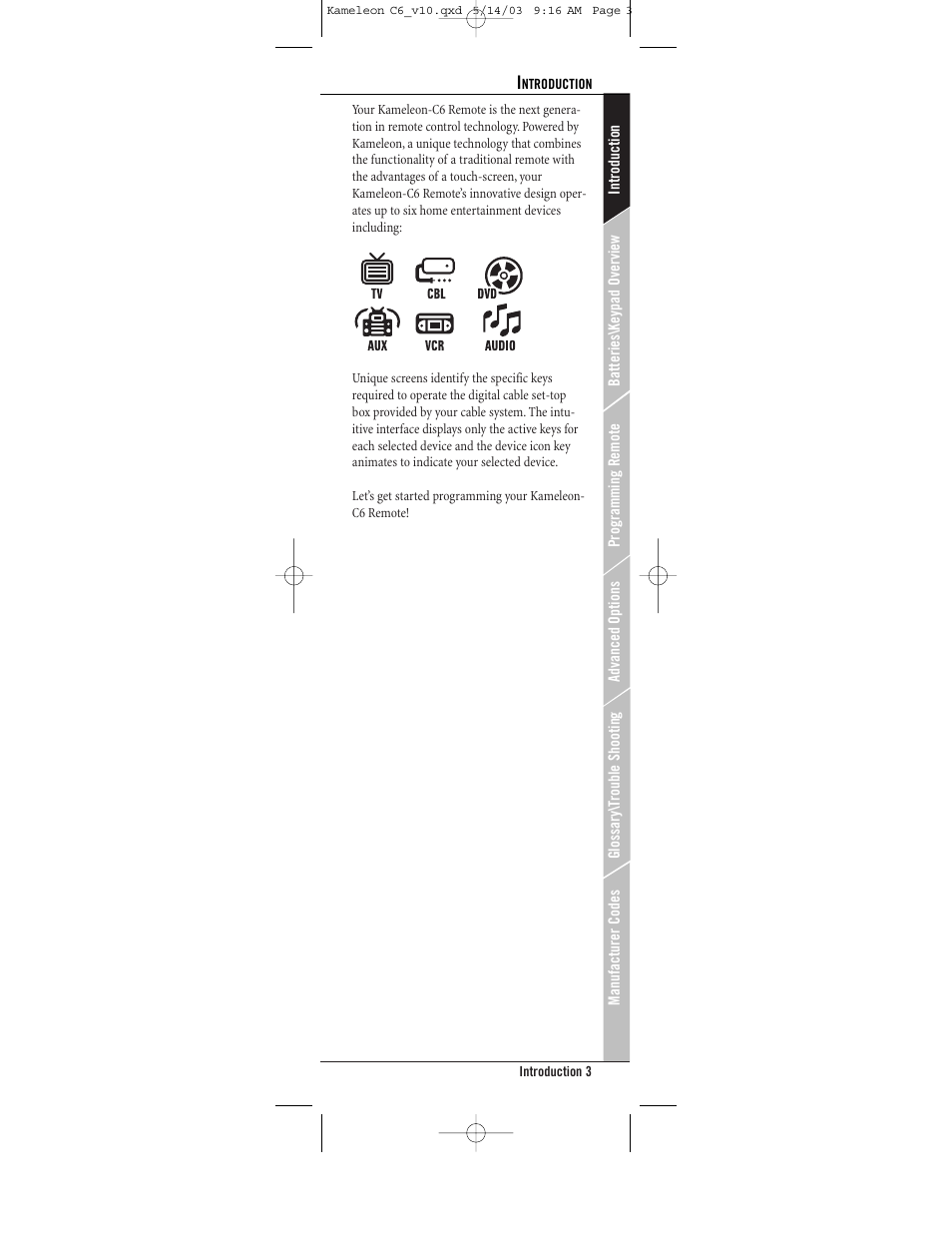 Universal Electronics C6 User Manual | Page 3 / 42