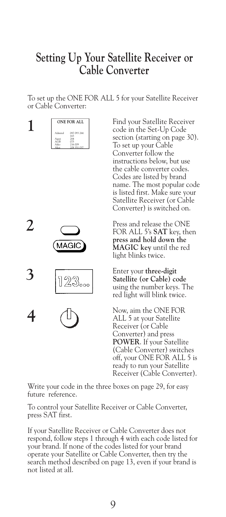 Universal Electronics URC-2505 User Manual | Page 10 / 42
