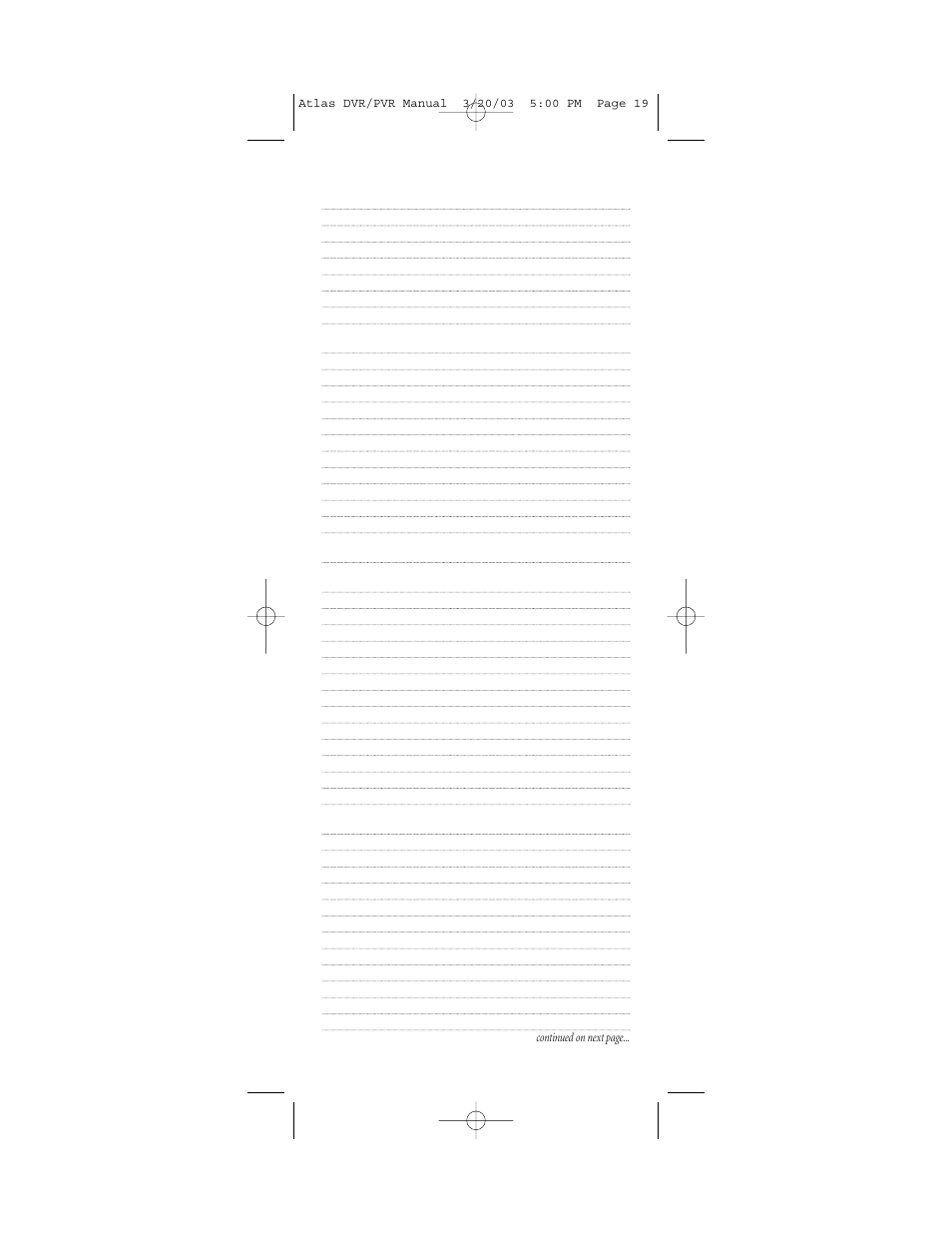 Universal Electronics DVR/PVR 5 User Manual | Page 19 / 36