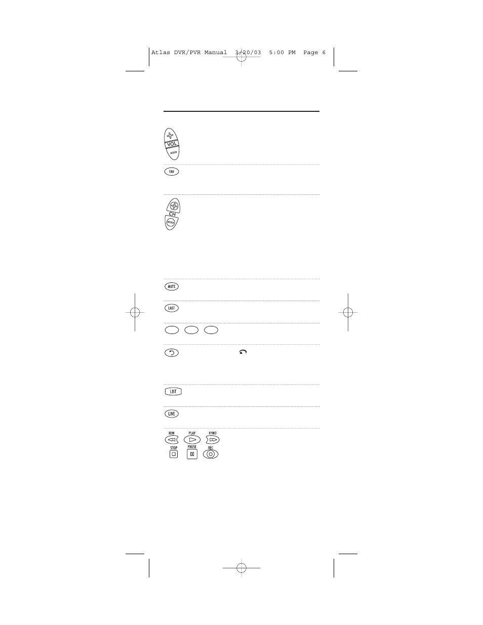 Features and functions | Universal Electronics DVR/PVR 5 User Manual | Page 6 / 36