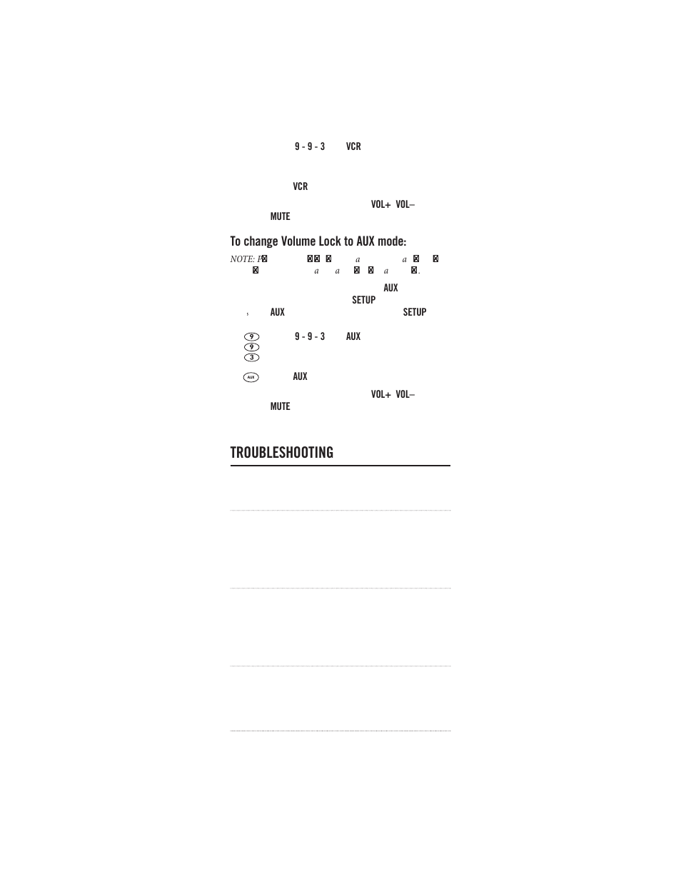 Troubleshooting | Universal Electronics Cox Universal Remote Control User Manual | Page 18 / 48