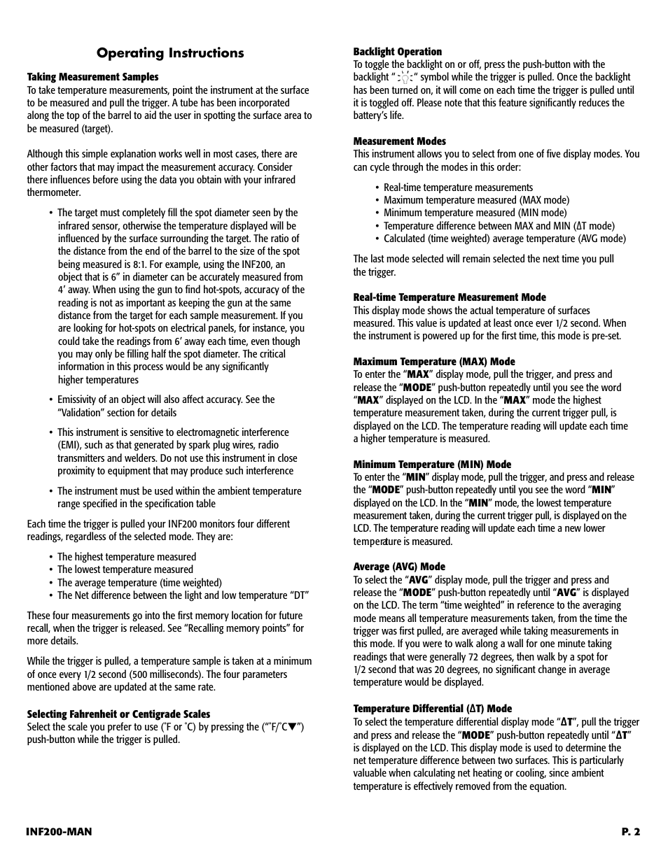 UEi UGI INF200 User Manual | Page 3 / 8