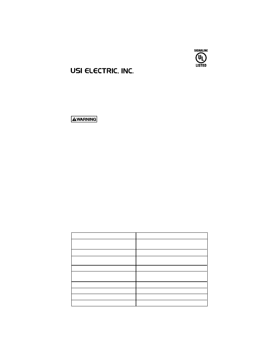 Universal Security Instruments HEAT ALARM USI-2430 User Manual | 10 pages