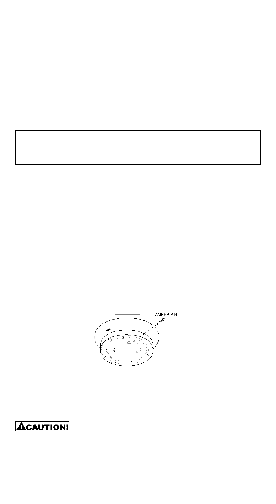 Tamper locking pin, Installation | Universal Security Instruments UNIVERSAL SS-770-LR User Manual | Page 3 / 6