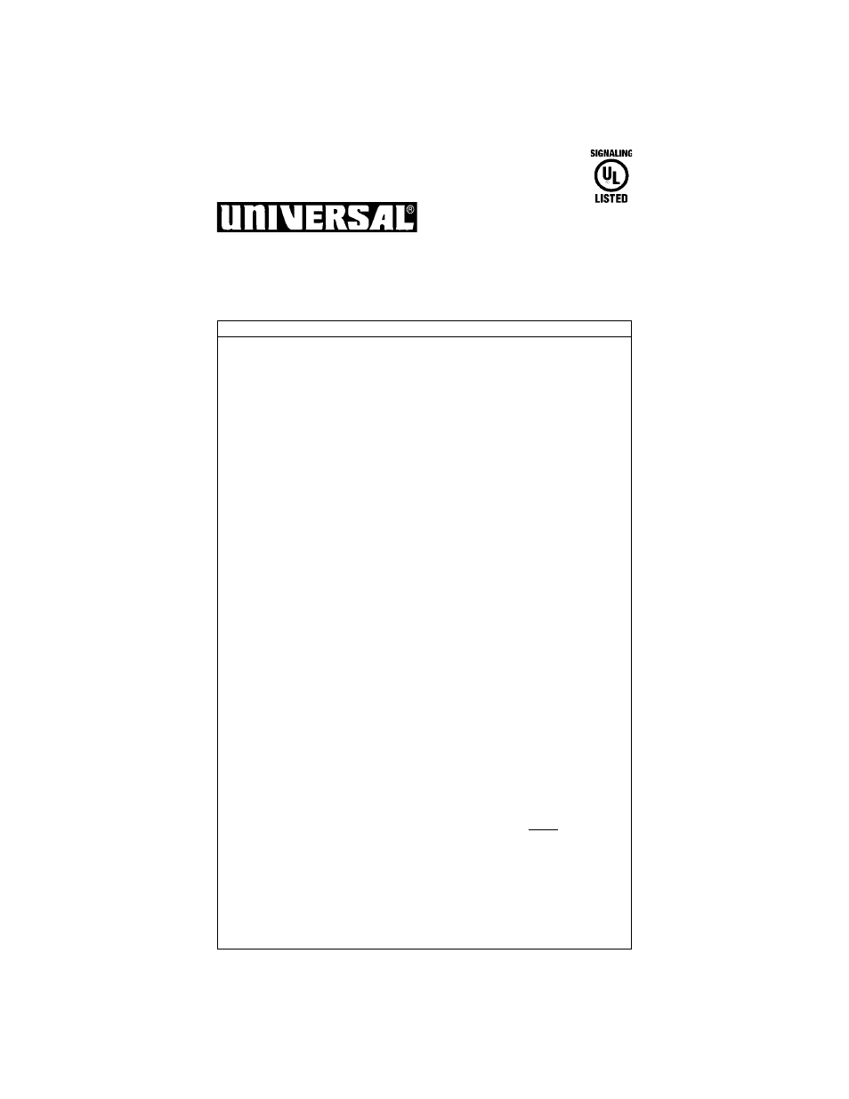 Universal Security Instruments SS-901 User Manual | 6 pages