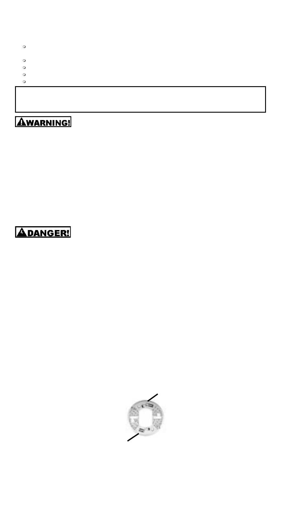 Electrical shock hazard | Universal Security Instruments MICN109L User Manual | Page 7 / 17