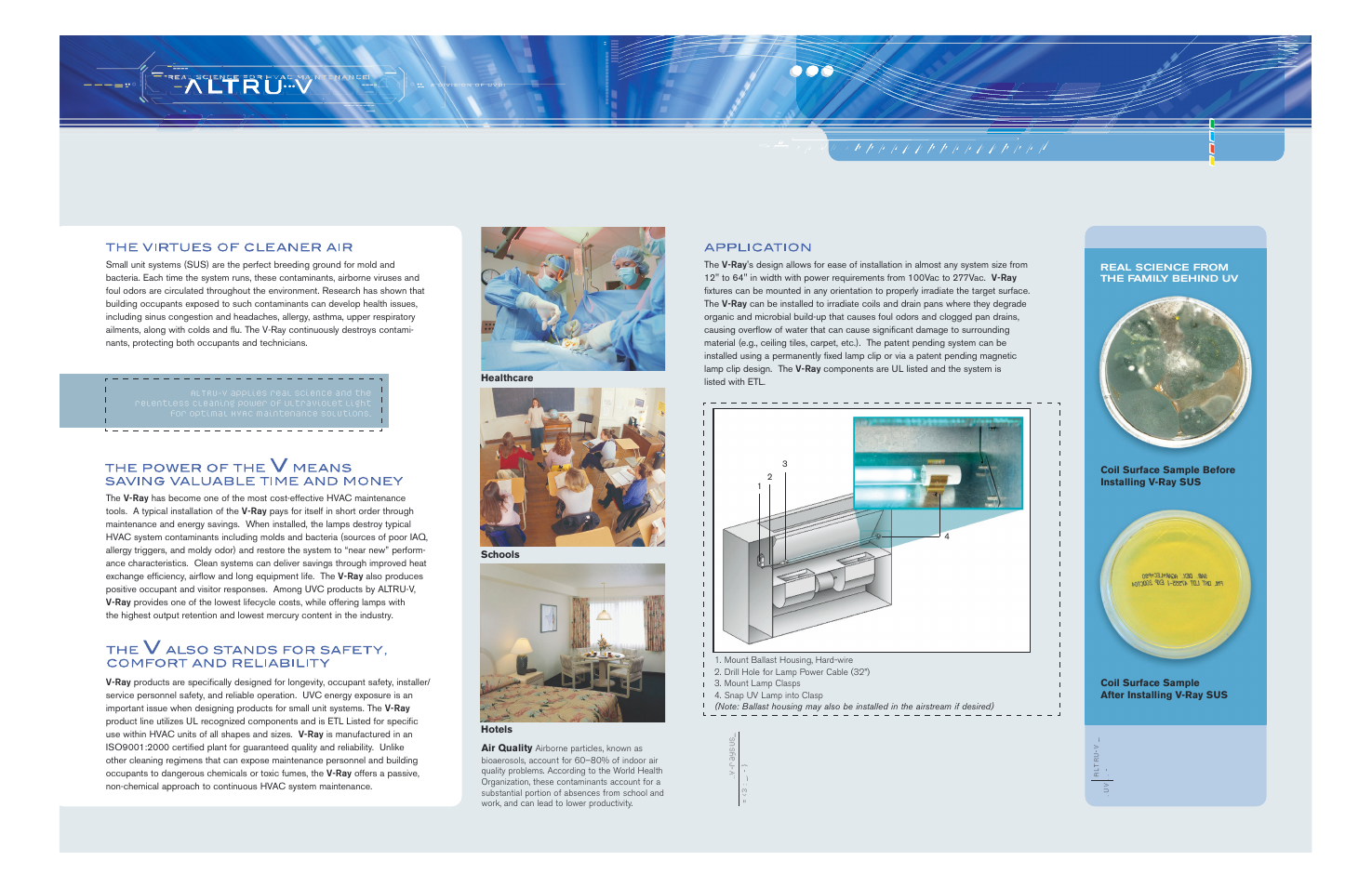 UltraViolet Devices Altru-V Ultravoilet Lamp System User Manual | Page 2 / 2