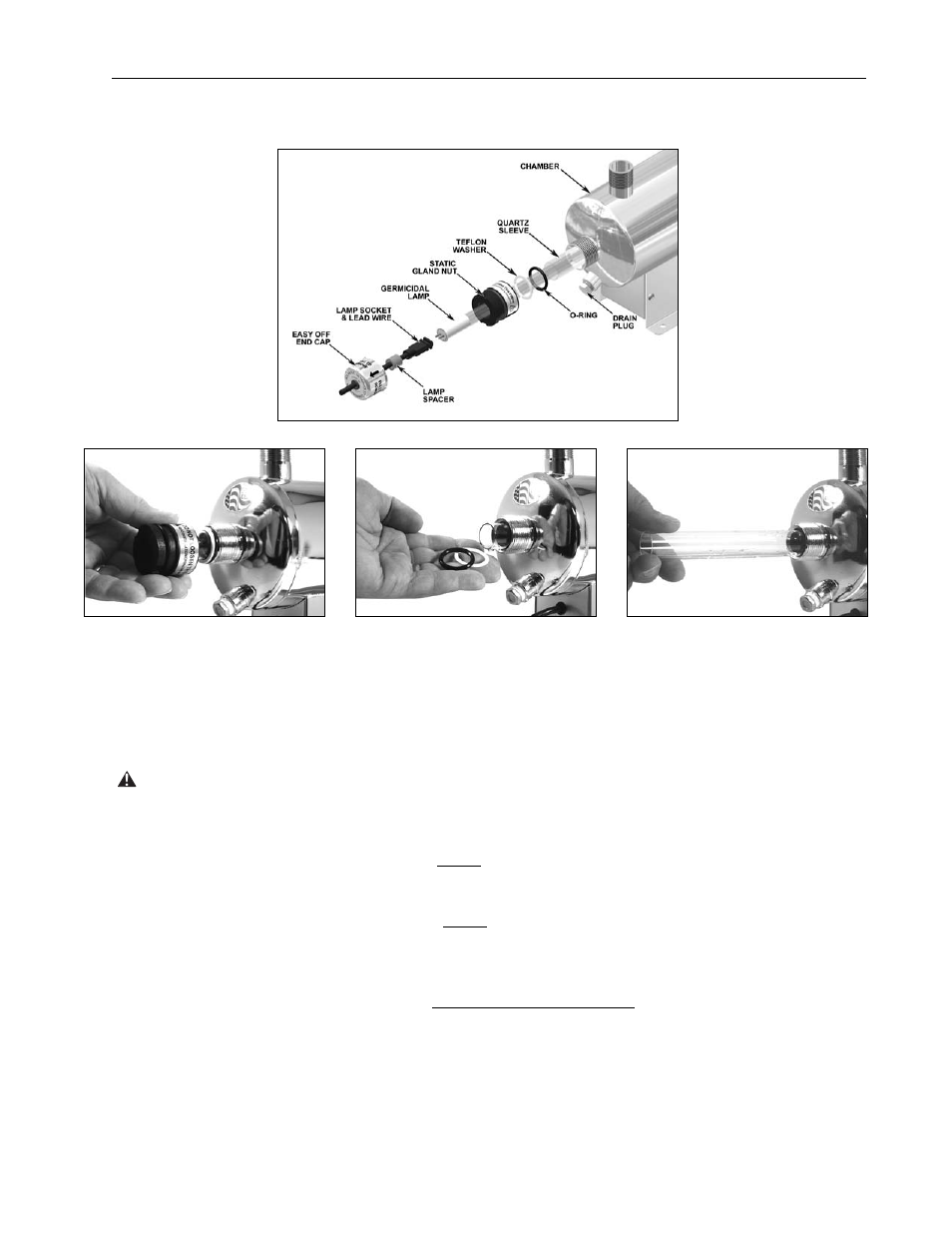 Caution | UltraViolet Devices MP22A User Manual | Page 10 / 20
