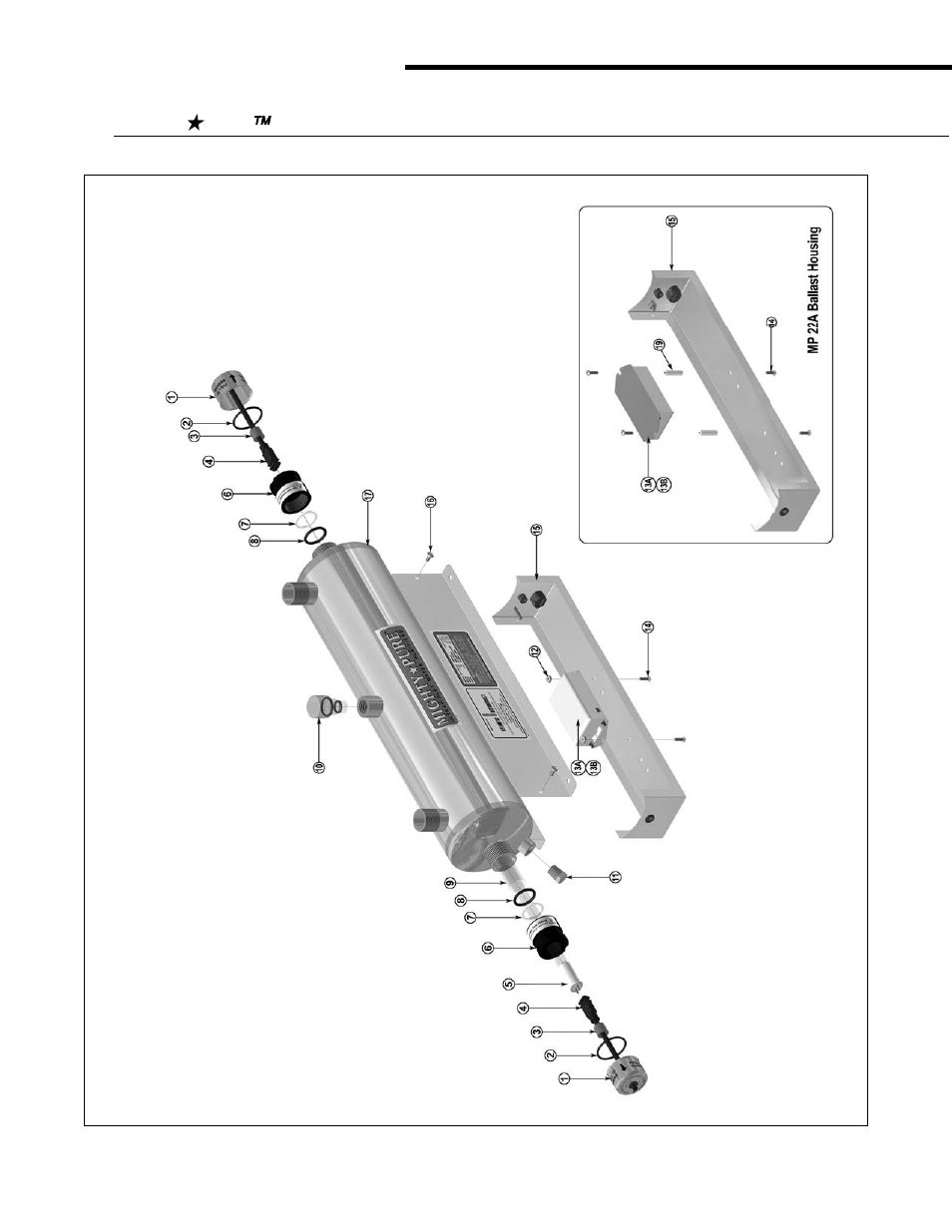 Replacement parts | UltraViolet Devices MP22A User Manual | Page 16 / 20