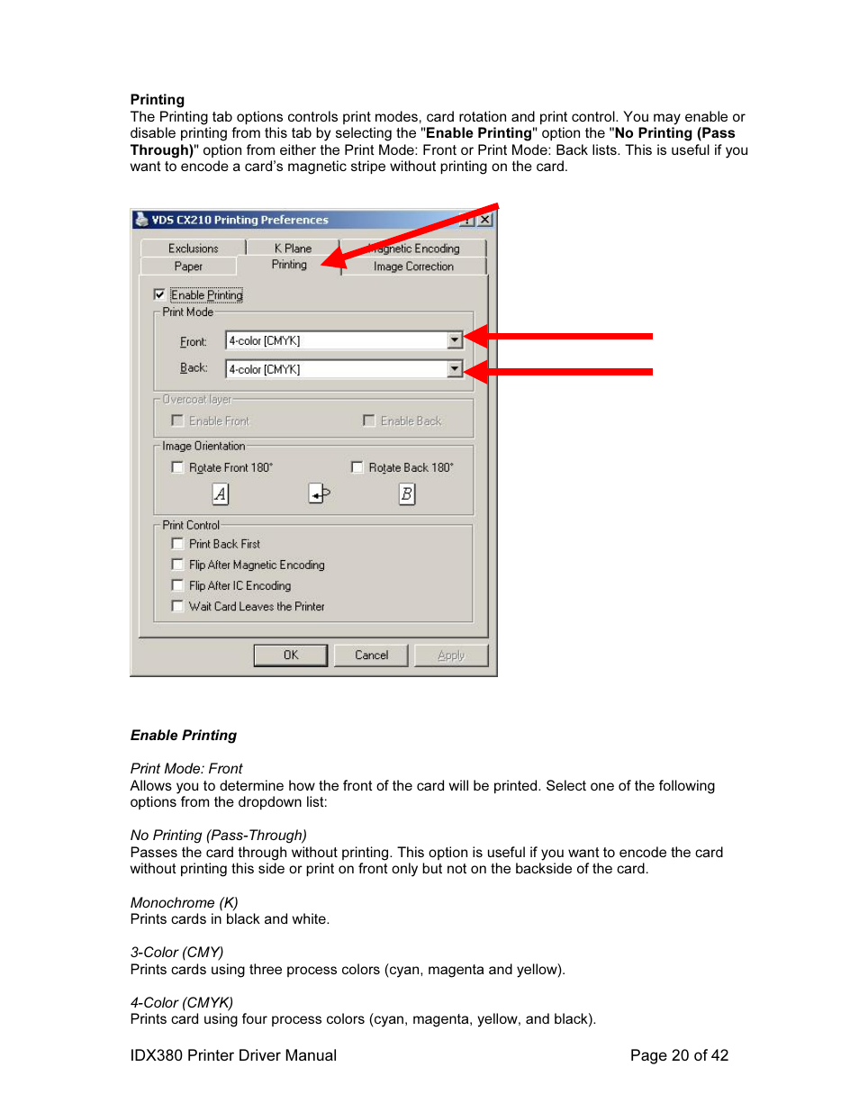 Ultra electronic ID Card Printer User Manual | Page 20 / 42