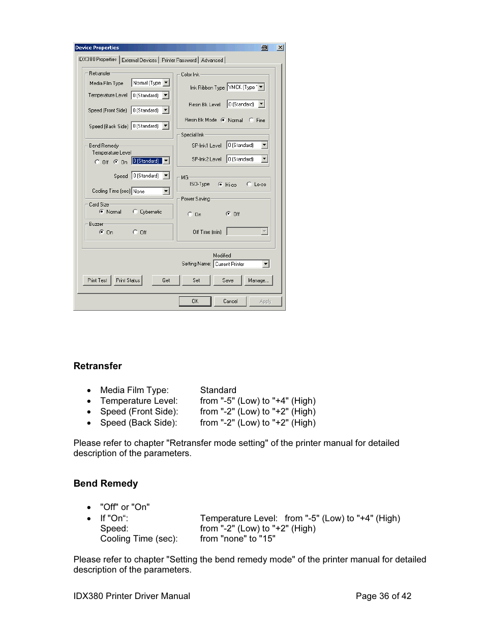 Ultra electronic ID Card Printer User Manual | Page 36 / 42