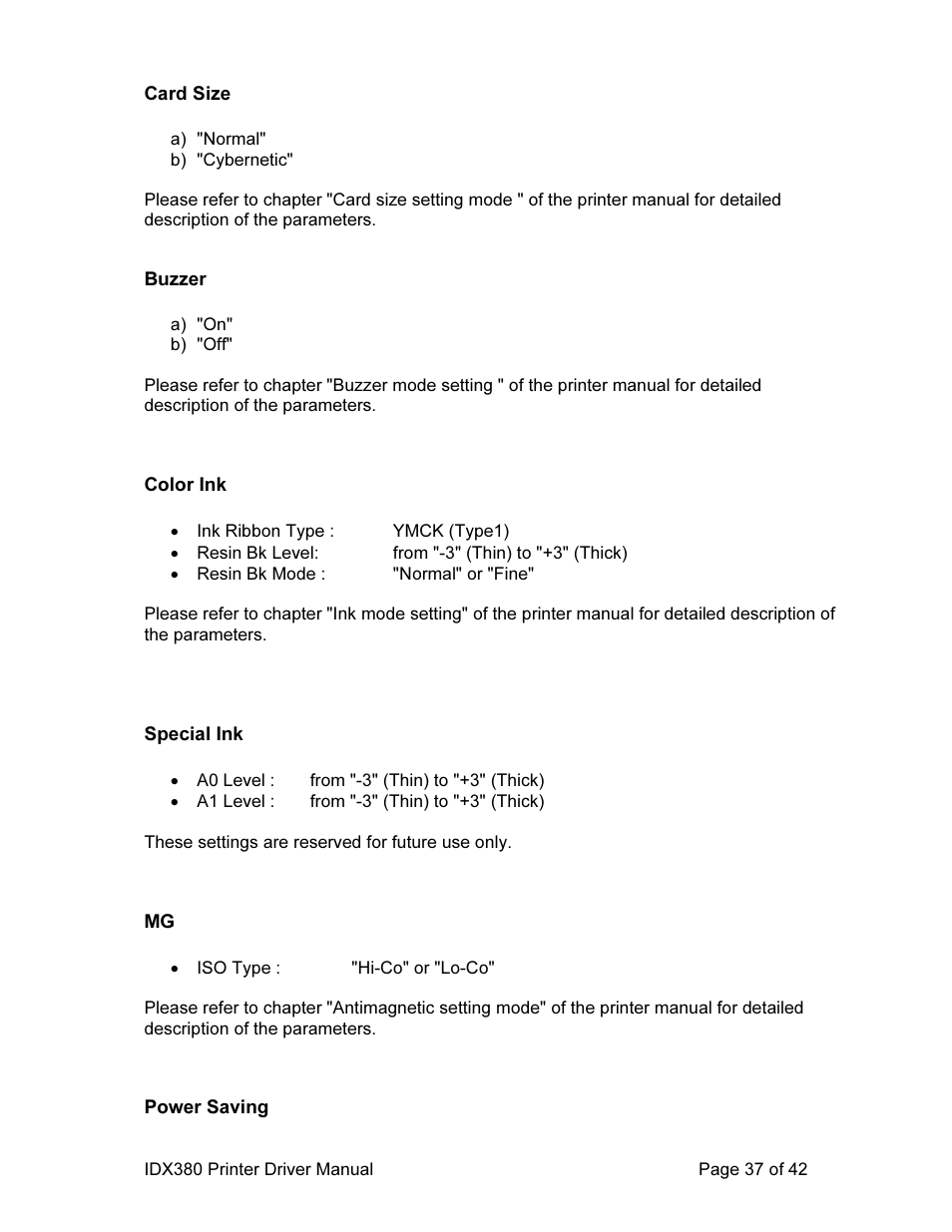 Ultra electronic ID Card Printer User Manual | Page 37 / 42