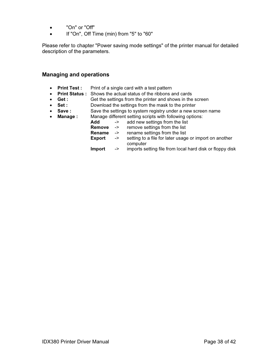 Ultra electronic ID Card Printer User Manual | Page 38 / 42