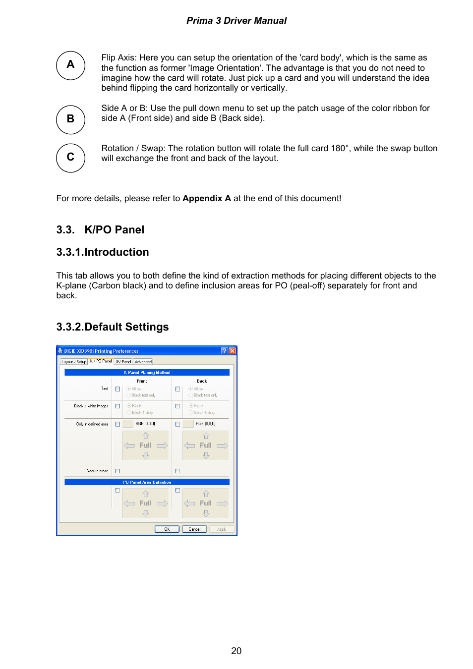 Ultra electronic Prima 3 XID590ie User Manual | Page 20 / 82