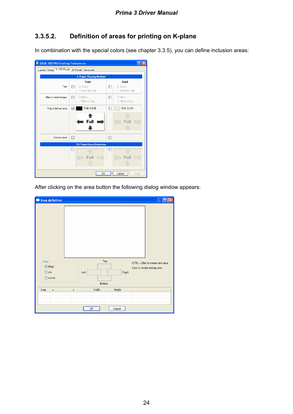 Ultra electronic Prima 3 XID590ie User Manual | Page 24 / 82