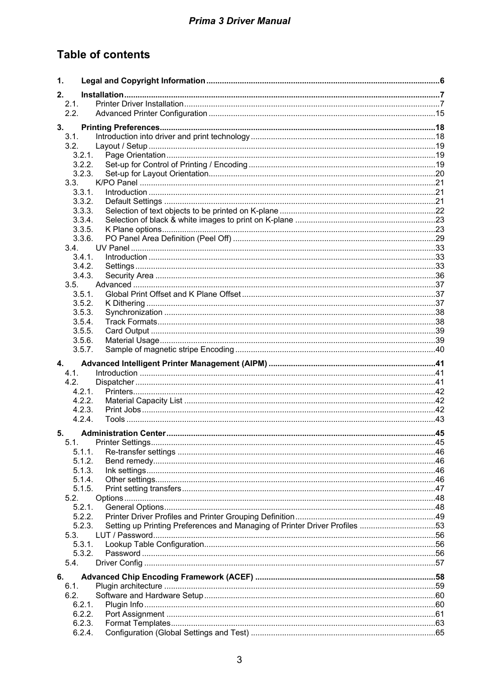 Ultra electronic Prima 3 XID590ie User Manual | Page 3 / 82