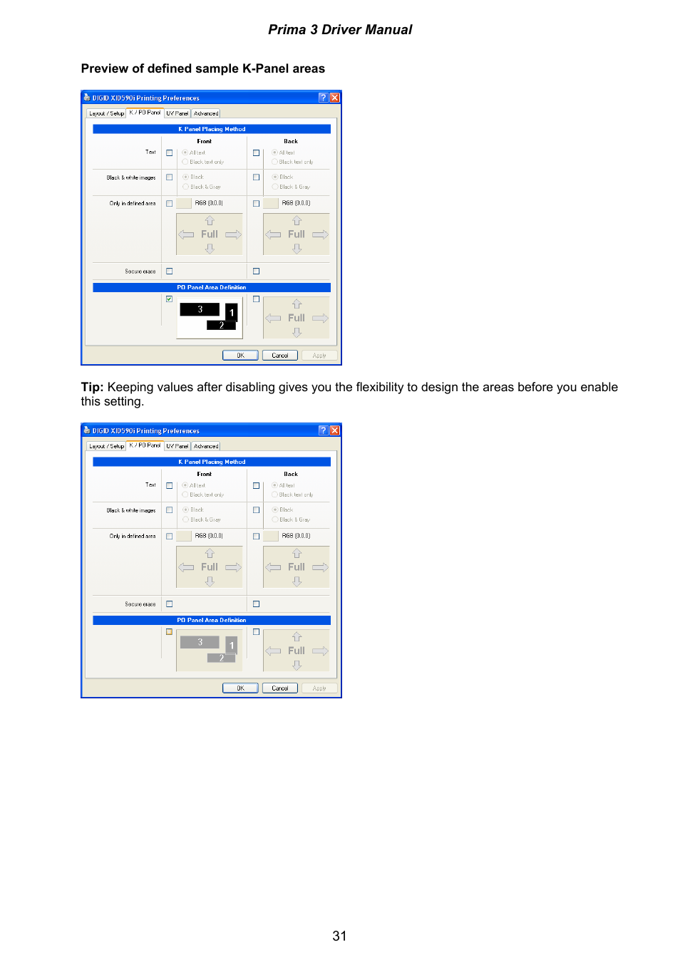 Ultra electronic Prima 3 XID590ie User Manual | Page 31 / 82